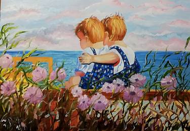 Original Fine Art Children Paintings by Vera Yurchenko