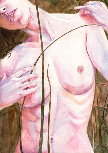 Original Figurative Nude Paintings by Iryna Poperechna