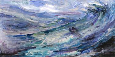 Original Abstract Seascape Paintings by Jeff Johnson