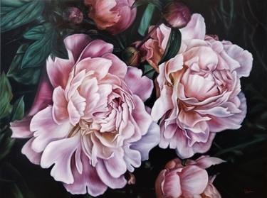Original Realism Floral Paintings by Josephine Popov