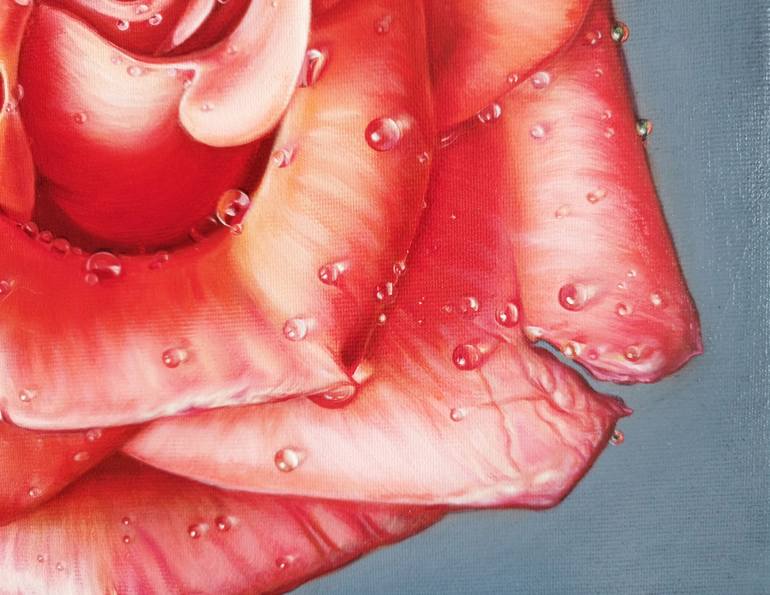Original Realism Floral Painting by Josephine Popova