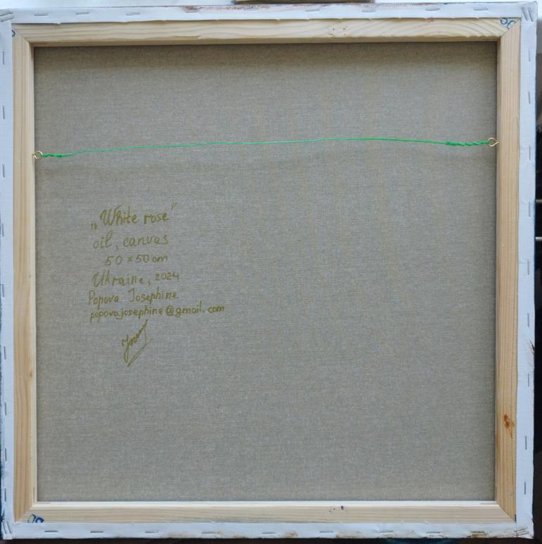 Original Photorealism Floral Painting by Josephine Popova