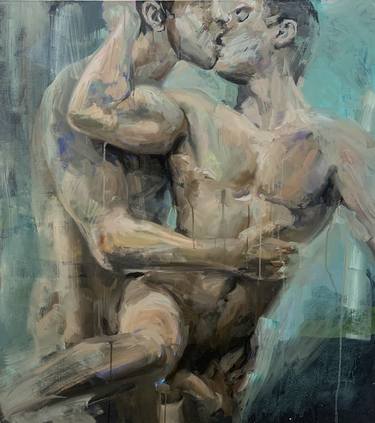 Original Erotic Painting by Nastassja Nikitina