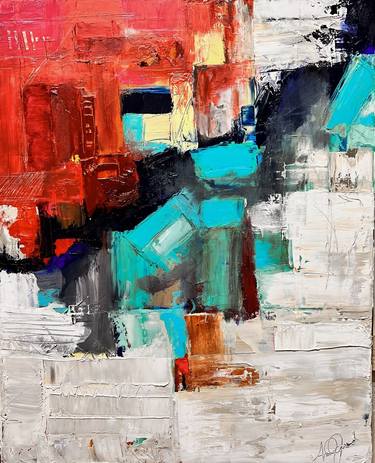 Original Abstract Expressionism Abstract Paintings by Andrew Jones