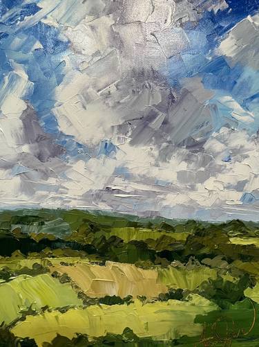 Original Abstract Landscape Paintings by Andrew Jones