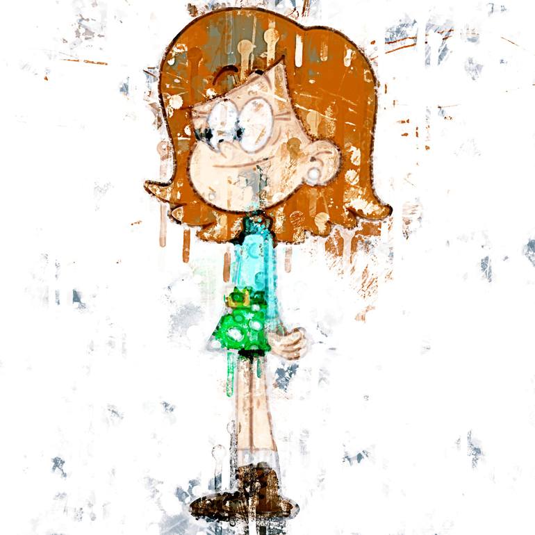 Cartoon The Loud House Character Mandee character painting watercolor ...