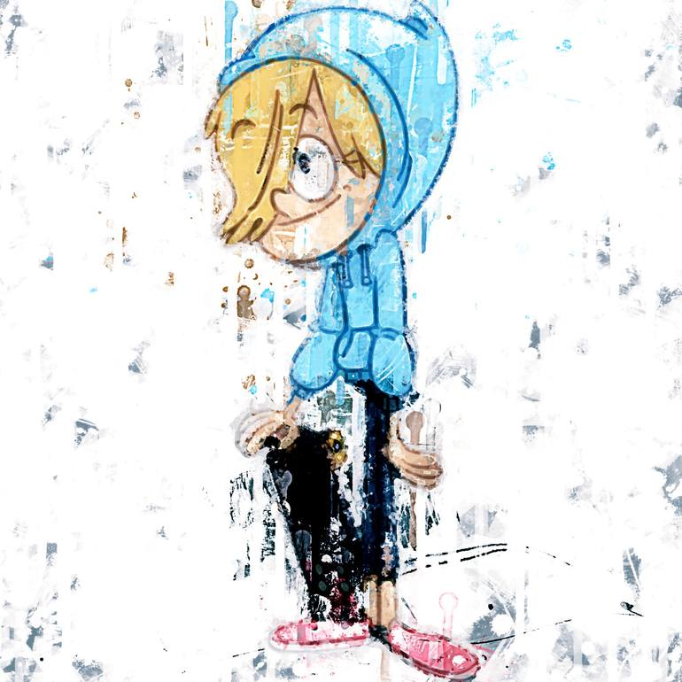 cartoon-the-loud-house-character-nikki-with-her-skateboard-character