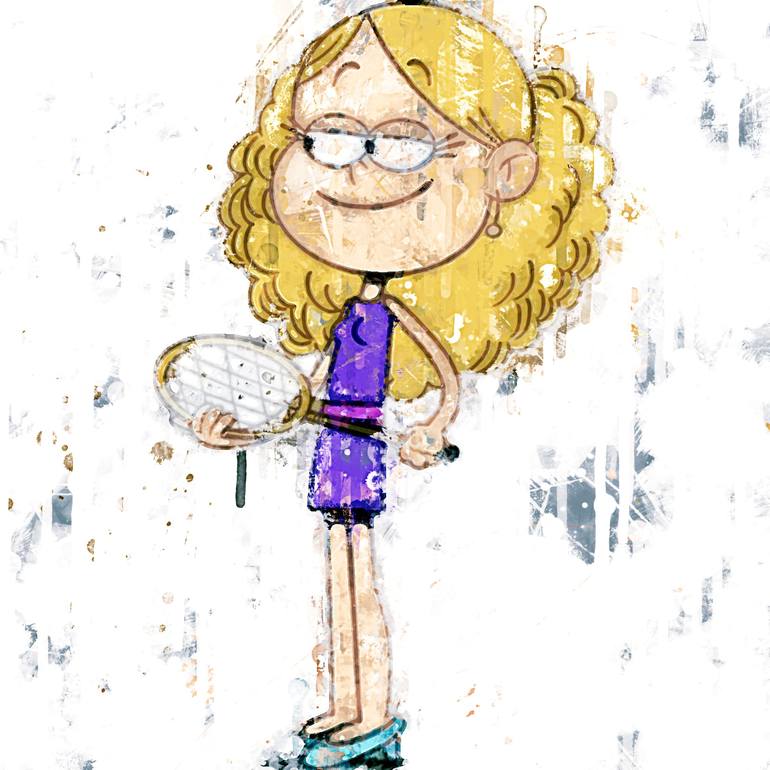 Cartoon The Loud House Character Whitney With Tennis Racket character ...