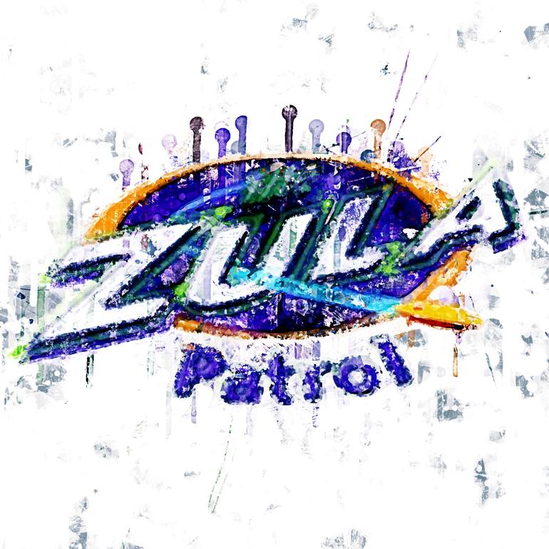 Cartoon The Zula Patrol Basic Logo character painting watercolor ...