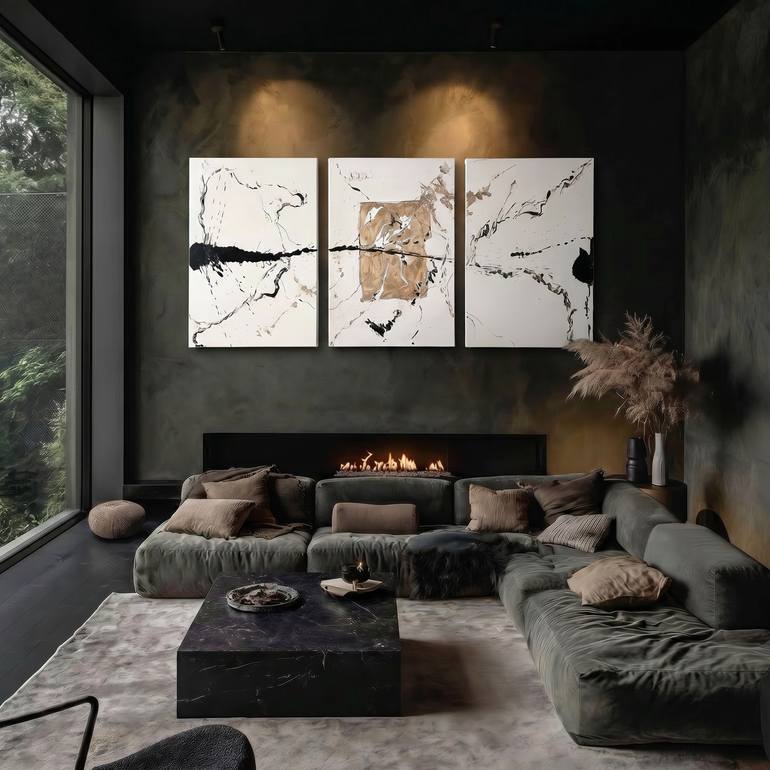 Original Abstract Painting by Katerina Levanttar | Abstract Art on Canvas | When Unscripted Becomes the Only Way