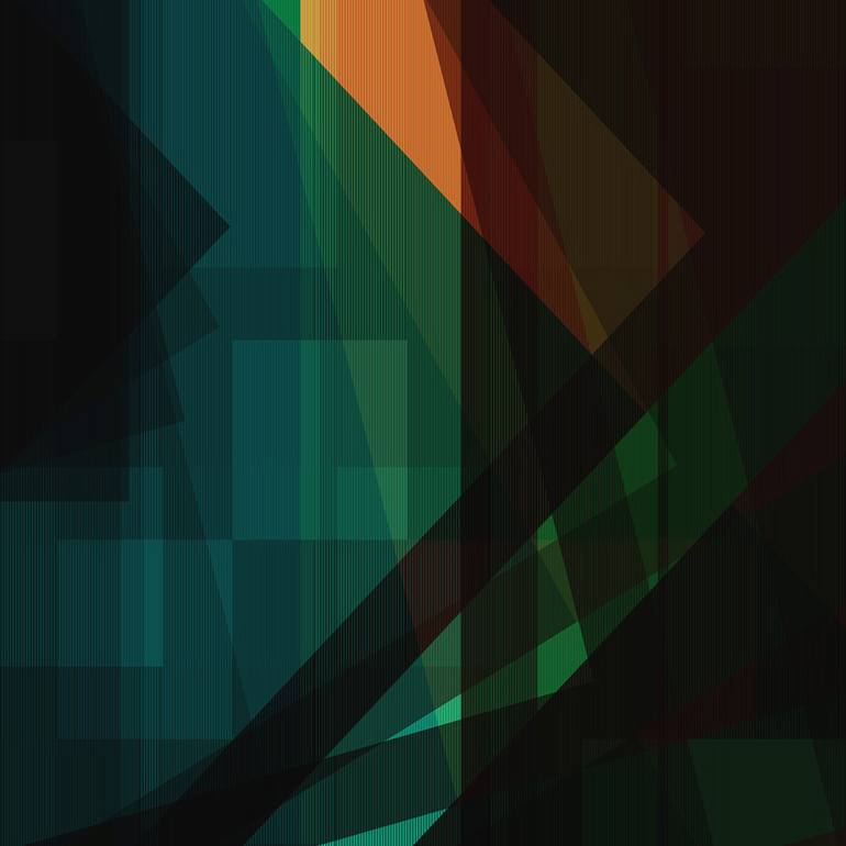 Original Abstract Printmaking by Samuel Robinson- Thorley