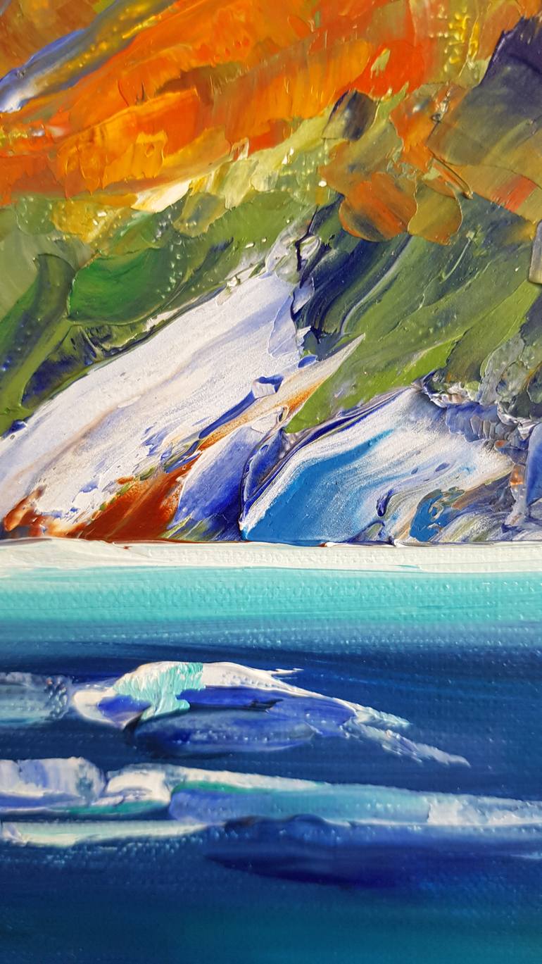 Original Expressionism Landscape Painting by Monica Casanegra