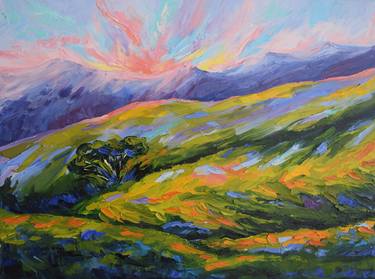 Print of Expressionism Landscape Paintings by Monica Casanegra