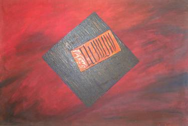 Original Abstract Calligraphy Painting by Naeem Tahir
