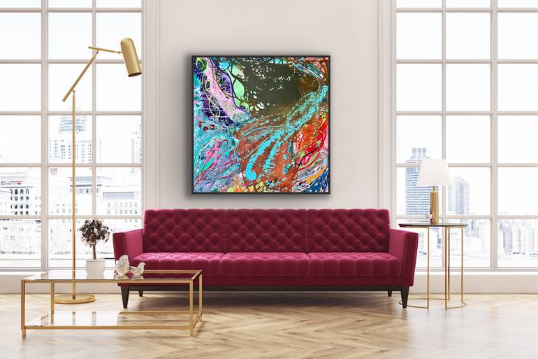 Original Abstract Expressionism Abstract Painting by Manisha Sharma Fine Art Gallery