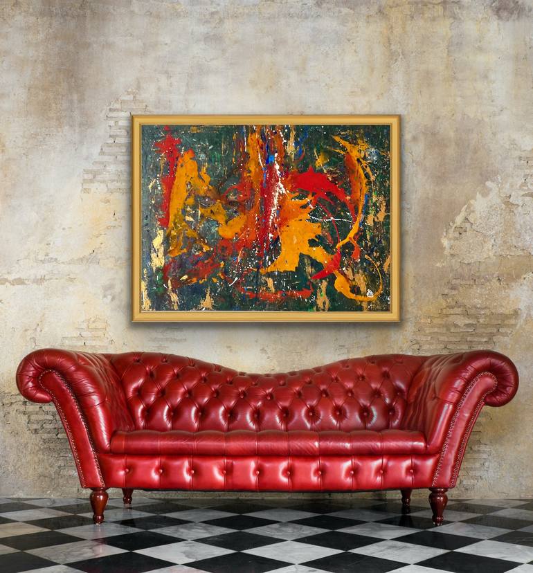 Original Abstract Expressionism Abstract Painting by Manisha Sharma Fine Art Gallery