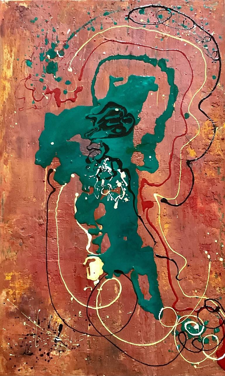 Original Abstract Expressionism Abstract Painting by Manisha Sharma Fine Art Gallery