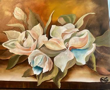 Print of Fine Art Floral Paintings by Manisha Sharma Fine Art Gallery