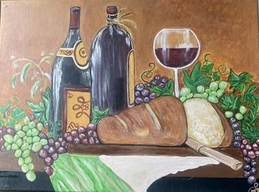 Original Expressionism Food & Drink Paintings by Manisha Sharma Fine Art Gallery