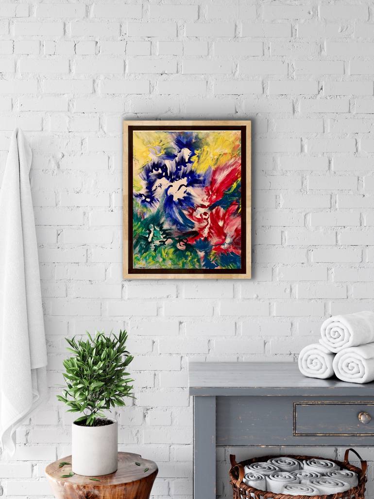 Original Abstract Expressionism Abstract Painting by Manisha Sharma Fine Art Gallery