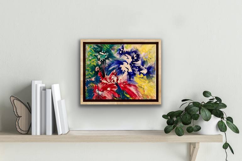 Original Abstract Expressionism Abstract Painting by Manisha Sharma Fine Art Gallery