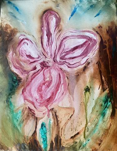 Print of Abstract Expressionism Floral Paintings by Manisha Sharma Fine Art Gallery
