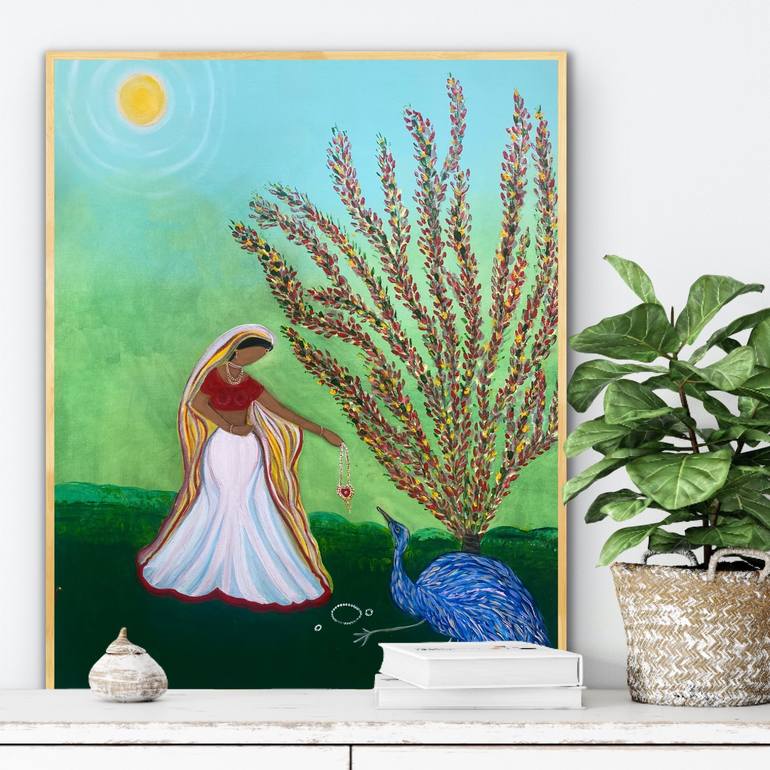 Original Classical mythology Painting by Manisha Sharma Fine Art Gallery