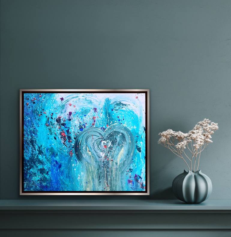 Original Abstract Love Painting by Manisha Sharma Fine Art Gallery