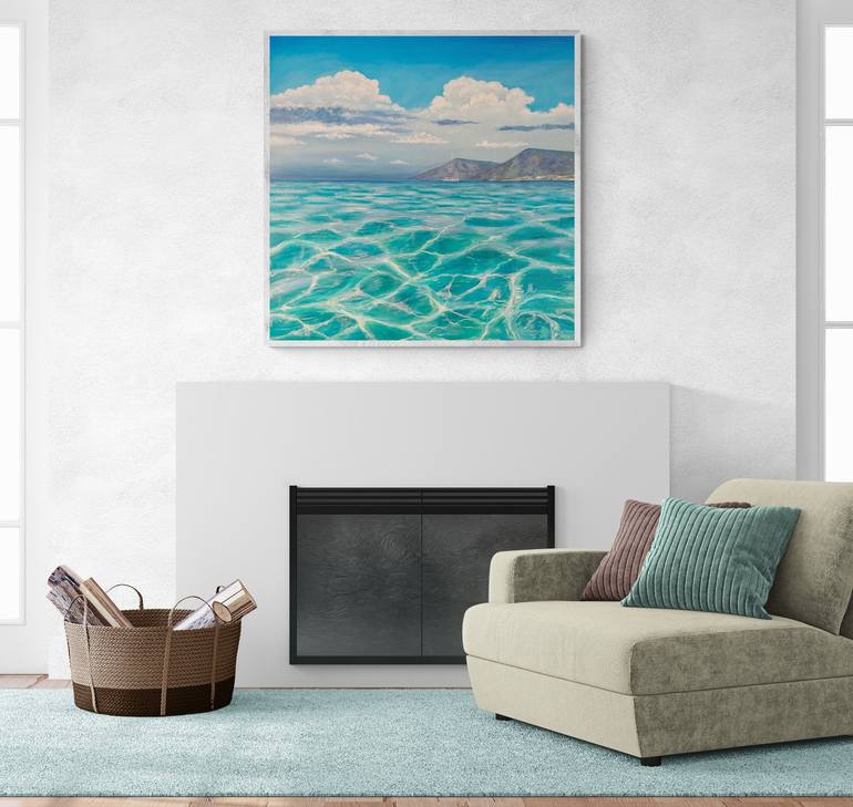 Original Impressionism Seascape Painting by AYZA Aisylu Burangulova