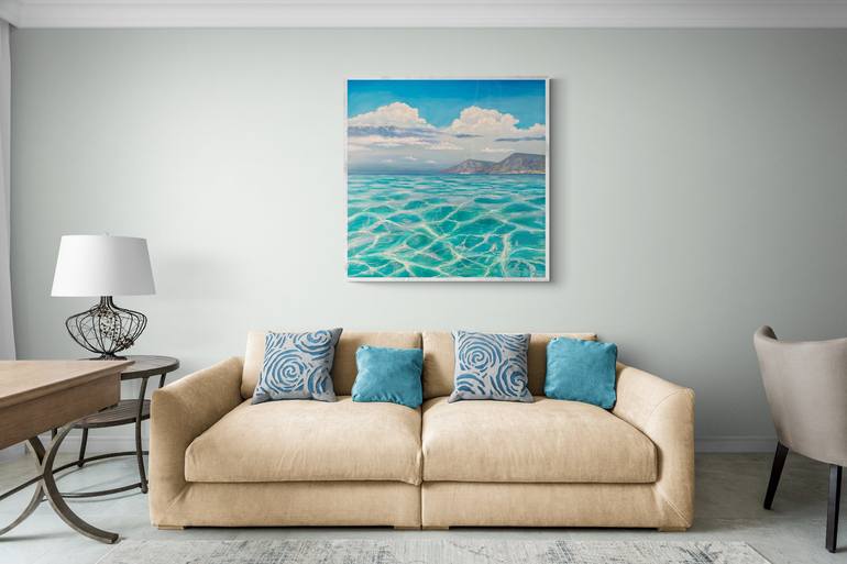 Original Impressionism Seascape Painting by AYZA Aisylu Burangulova