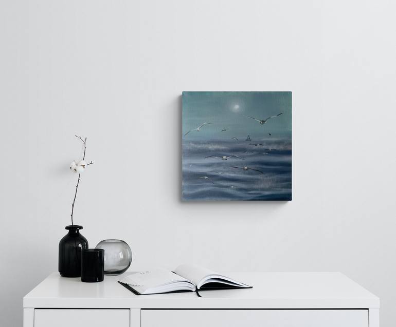 Original Realism Seascape Painting by AYZA Aisylu Burangulova