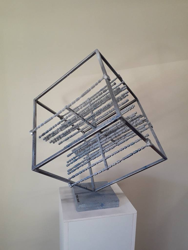 Original Conceptual Geometric Sculpture by Mark Sugar
