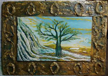 Print of Tree Paintings by Mnatsakan Hakobyan