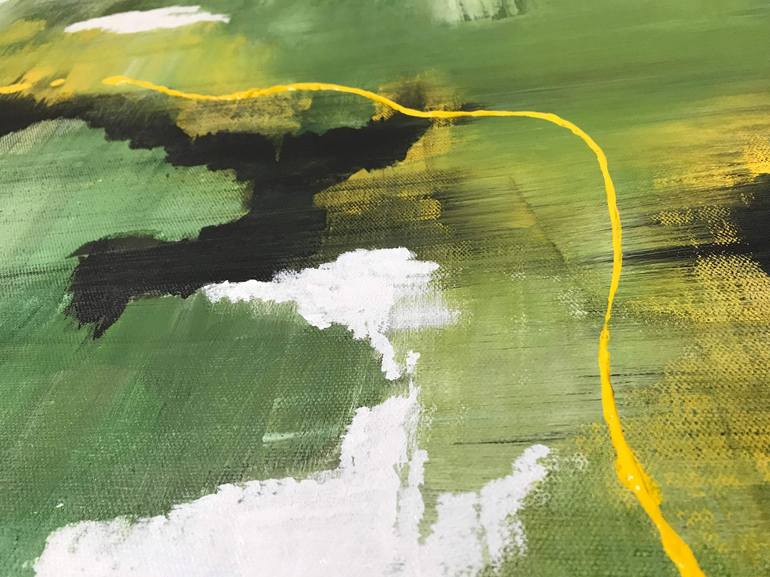 Original Abstract Expressionism Abstract Painting by Katie Morgan