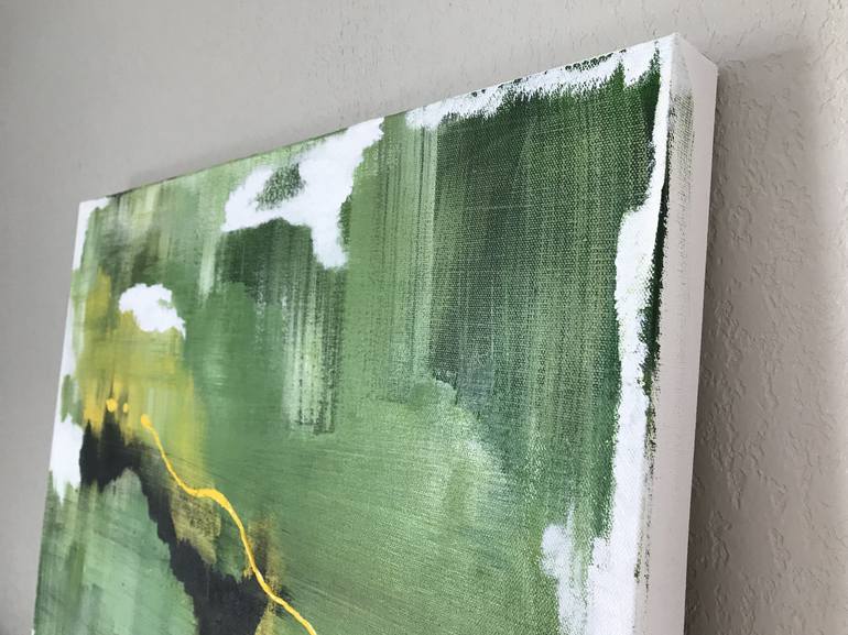 Original Abstract Expressionism Abstract Painting by Katie Morgan
