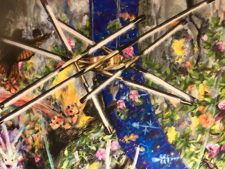 Original Baroque Fantasy Painting by Baldur Galoor