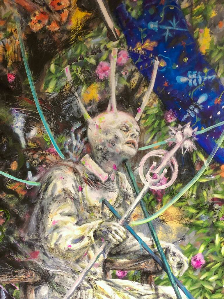 Original Baroque Fantasy Painting by Baldur Galoor