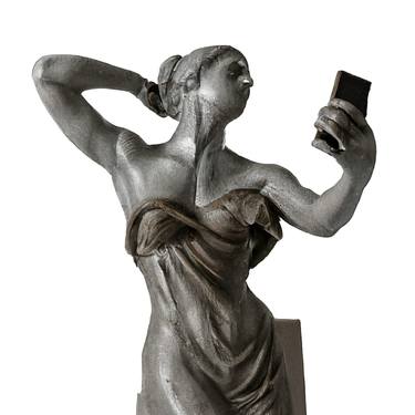 Original Pop Art Classical mythology Sculpture by Oscar Gml