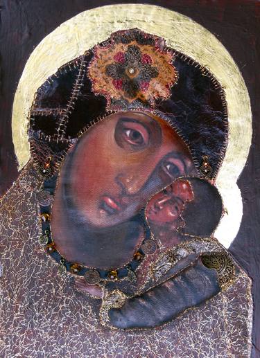 Original Realism Religious Collage by Chris Czainski