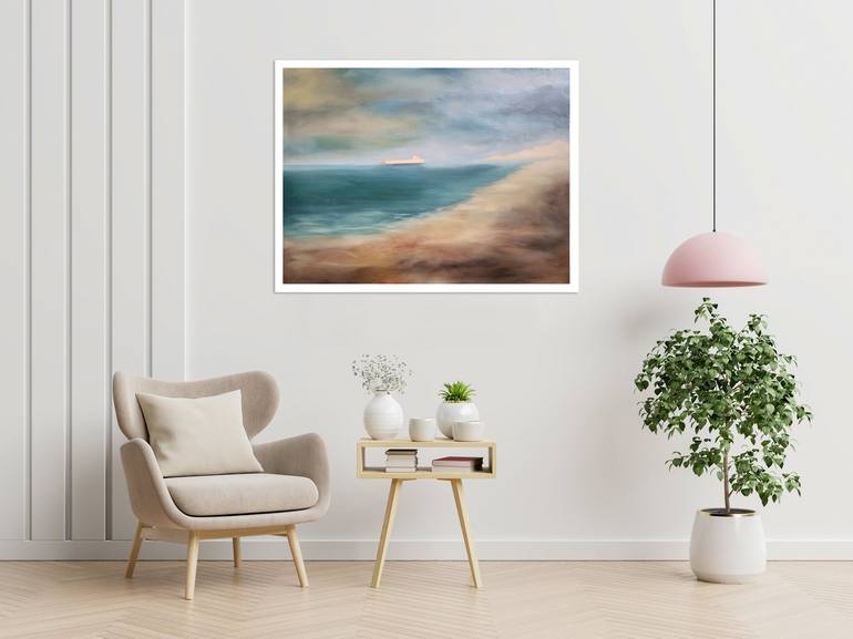 Original Fine Art Seascape Painting by Volodymyr Khodak