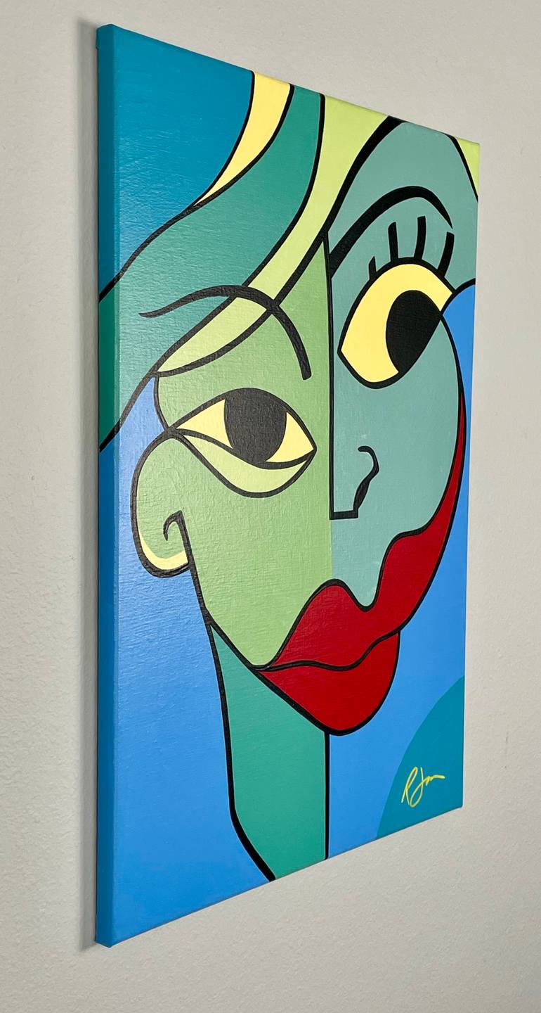 Original Abstract Expressionism Abstract Painting by R  James The Artist