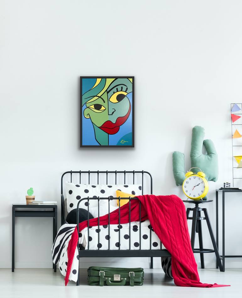 Original Abstract Expressionism Abstract Painting by R  James The Artist