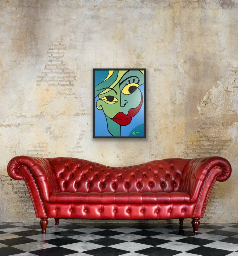 Original Abstract Expressionism Abstract Painting by R  James The Artist