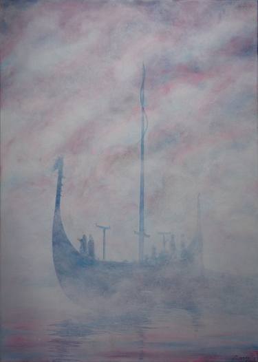 Viking Ship waiting on the Tide thumb