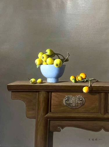 Original Still Life Paintings by kunlong wang