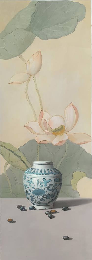 Original Still Life Paintings by kunlong wang