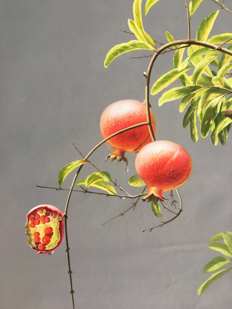 Original Realism Tree Painting by kunlong wang