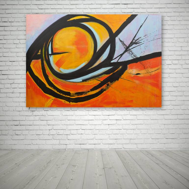 Original Minimalism Abstract Painting by Bea Guillemot