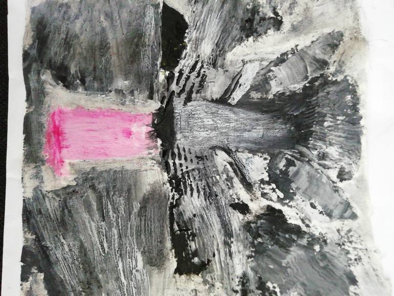 Original Abstract Expressionism Animal Painting by Lalla Pluto
