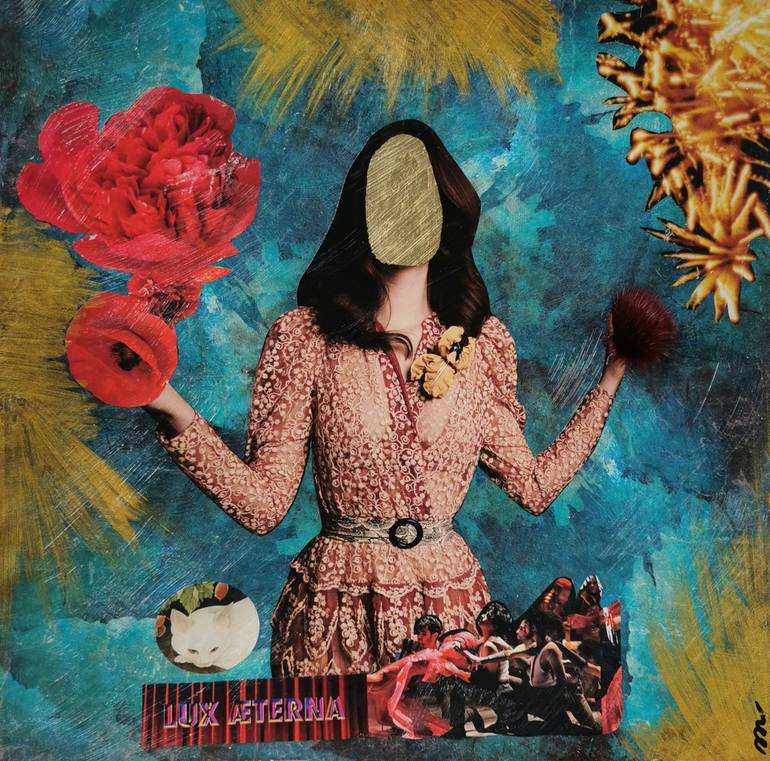 Socialite Collage by Natali Lobanova | Saatchi Art